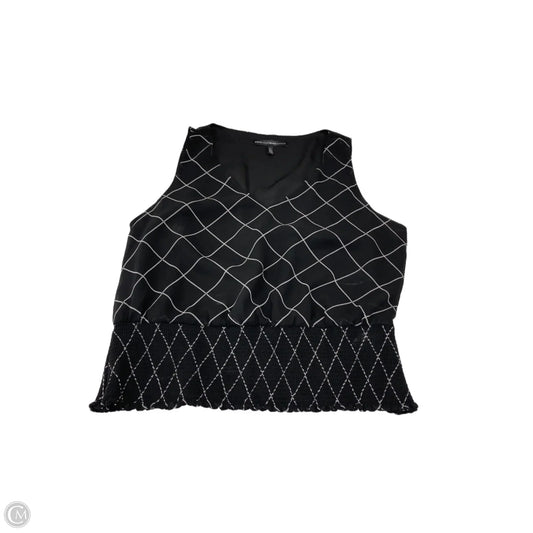 Top Sleeveless By White House Black Market In Black & White, Size: L