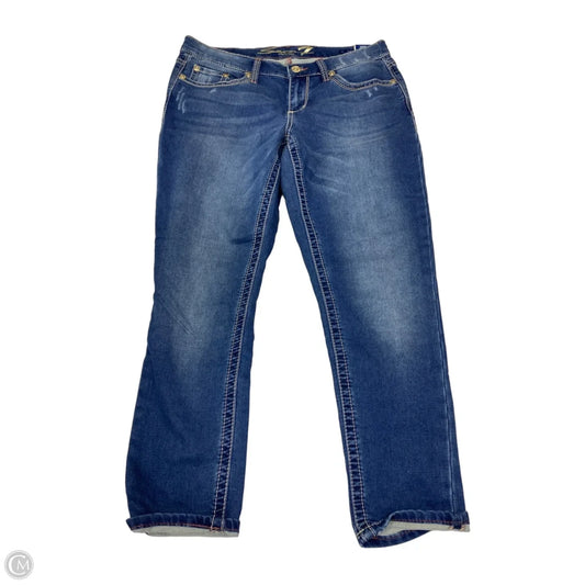 Jeans Skinny By Seven 7 In Blue, Size: 10