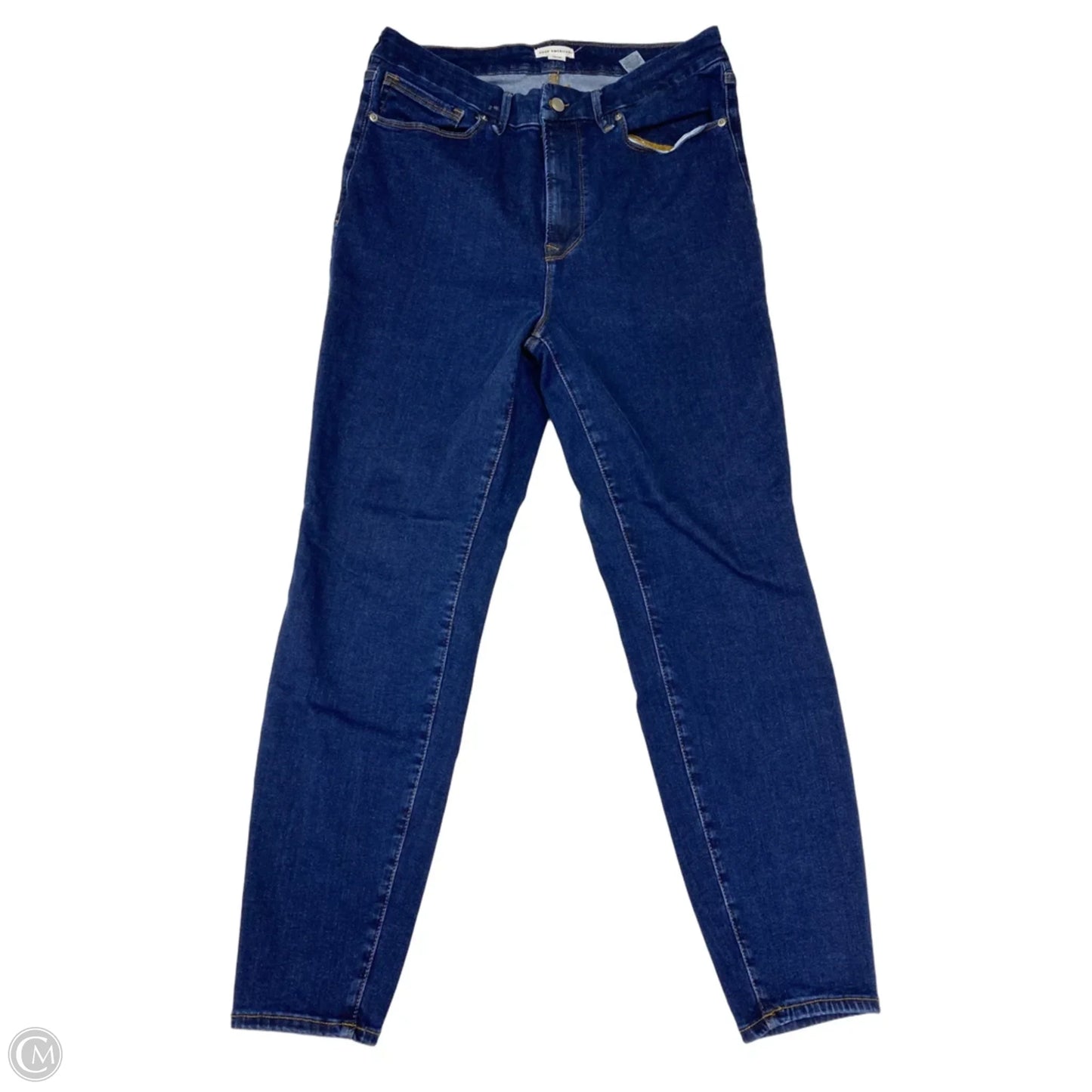 Jeans Straight By Good American In Blue, Size: 16