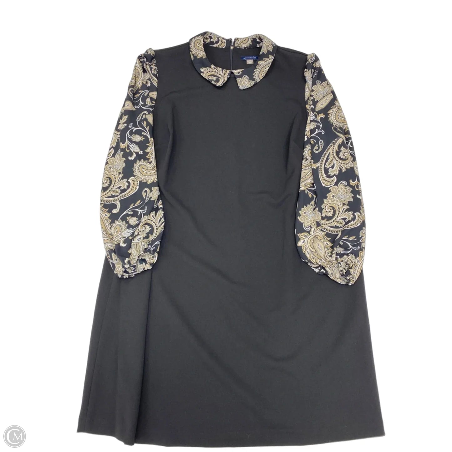 Dress Casual Midi By Tommy Hilfiger In Black & Brown, Size: 2x