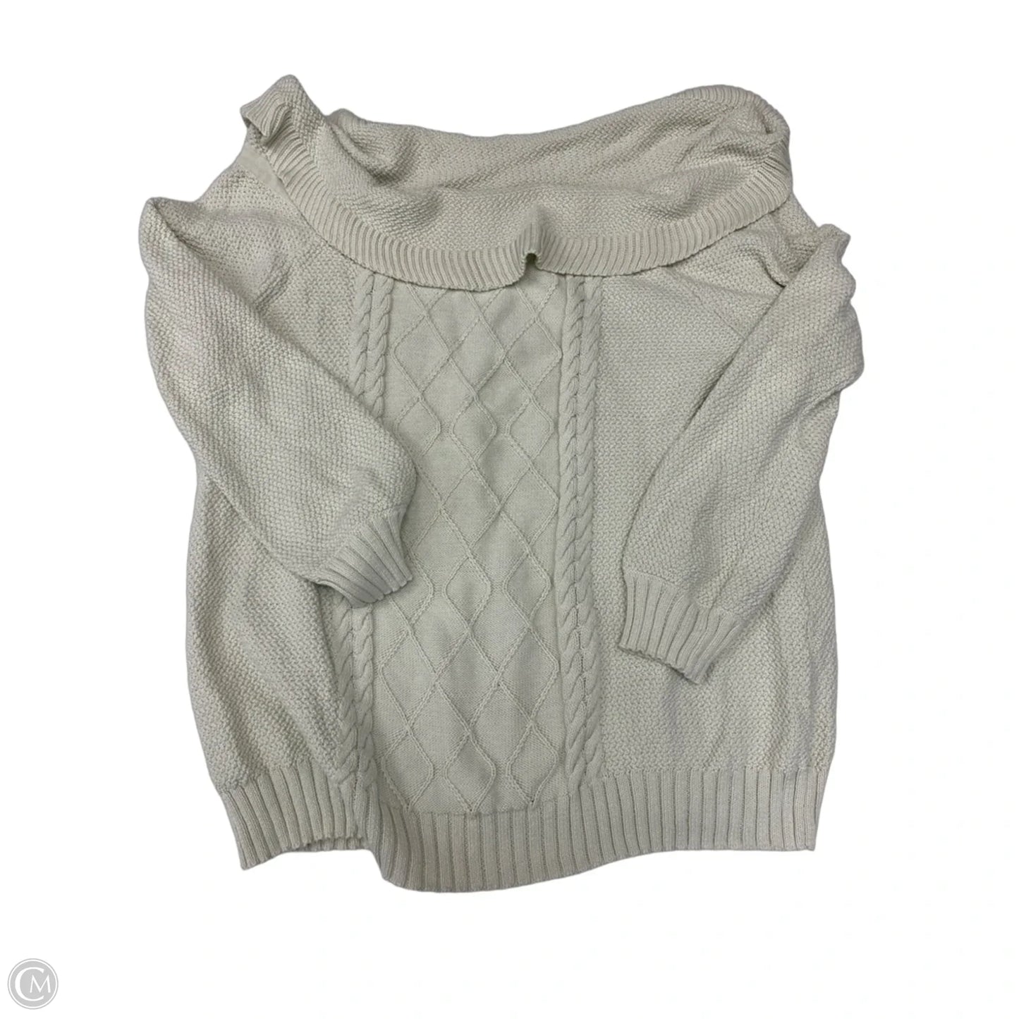 Sweater By Lane Bryant In Green, Size: 3x