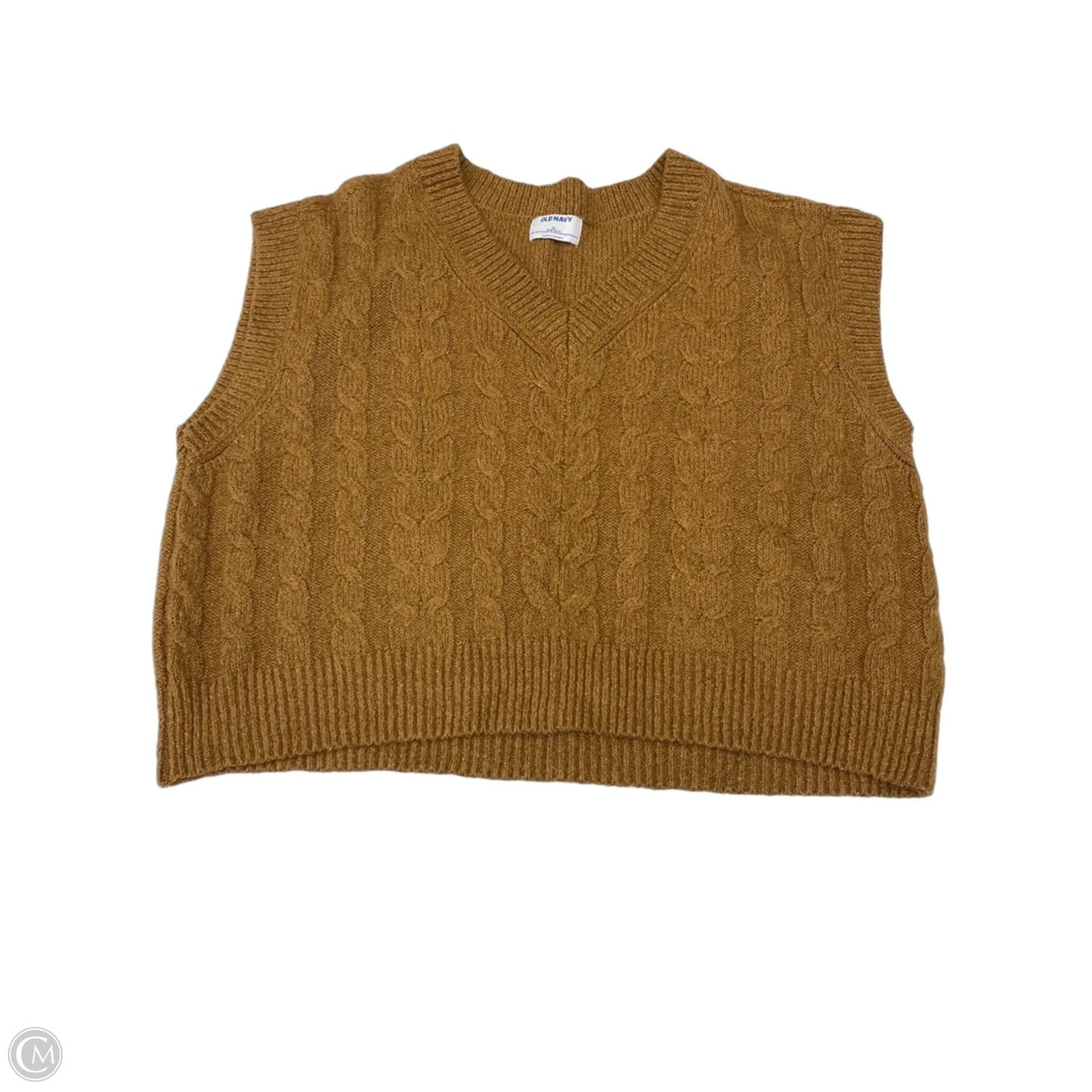 Vest Sweater By Old Navy In Brown, Size: Xl