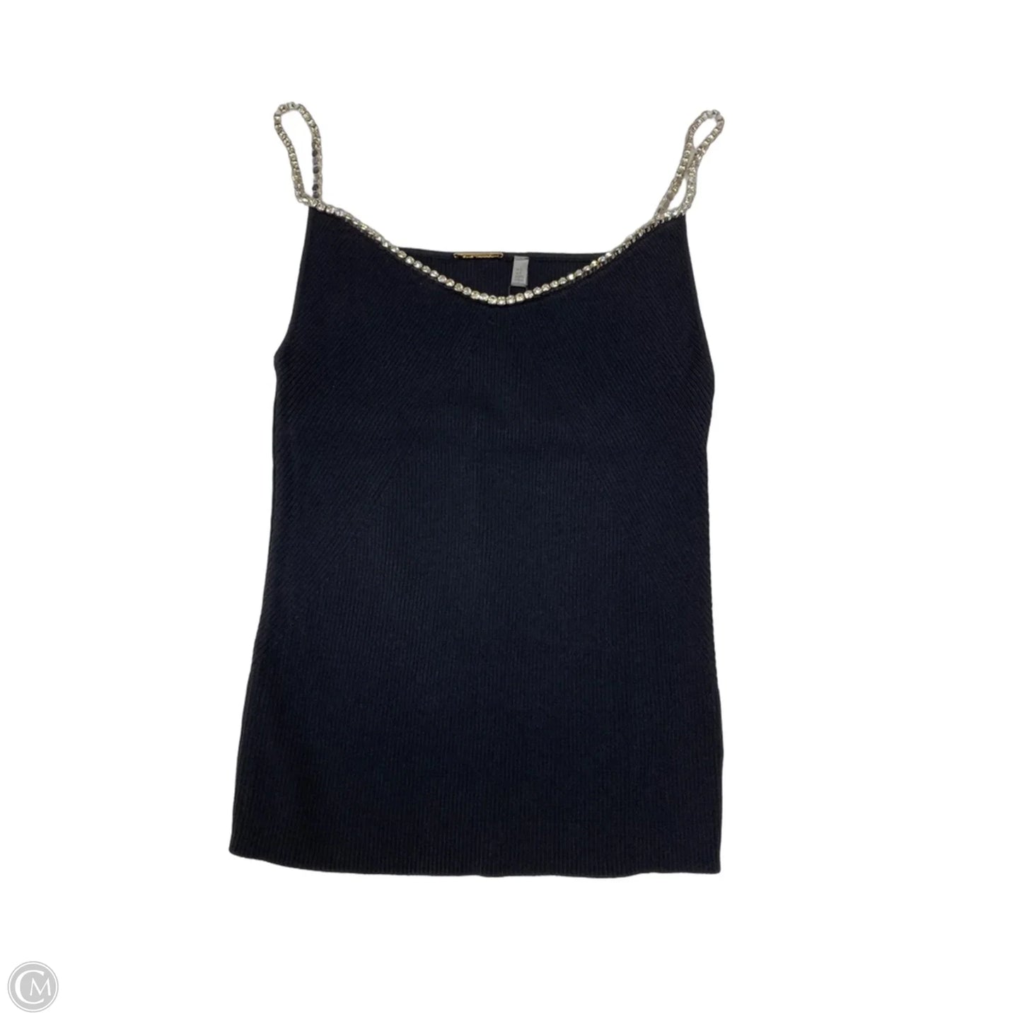 Top Sleeveless By Elie Tahari In Black & Silver, Size: S