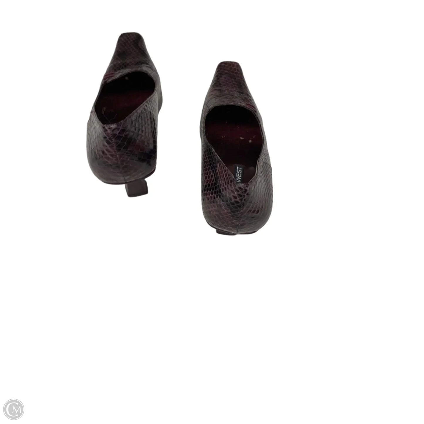 Shoes Heels Stiletto By Nine West In Maroon, Size: 7