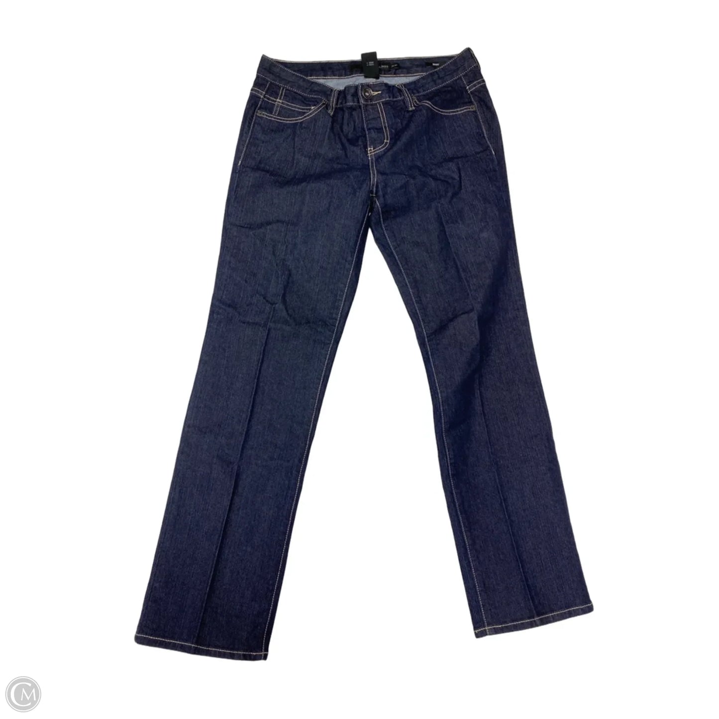 Jeans Straight By Calvin Klein In Blue, Size: 8p