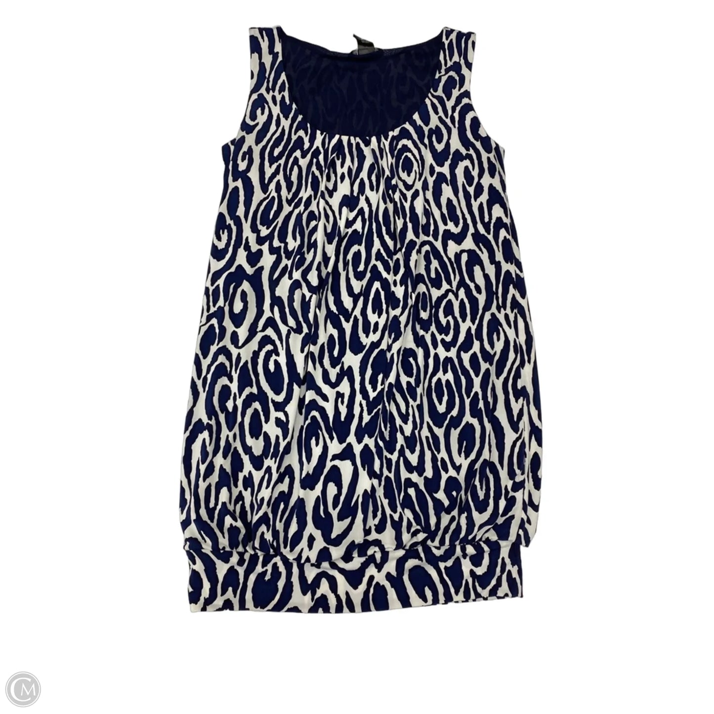 Dress Work By International Concepts In Blue & White, Size: Xl