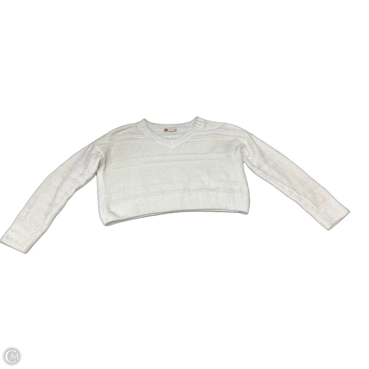 Sweater By So In White, Size: M
