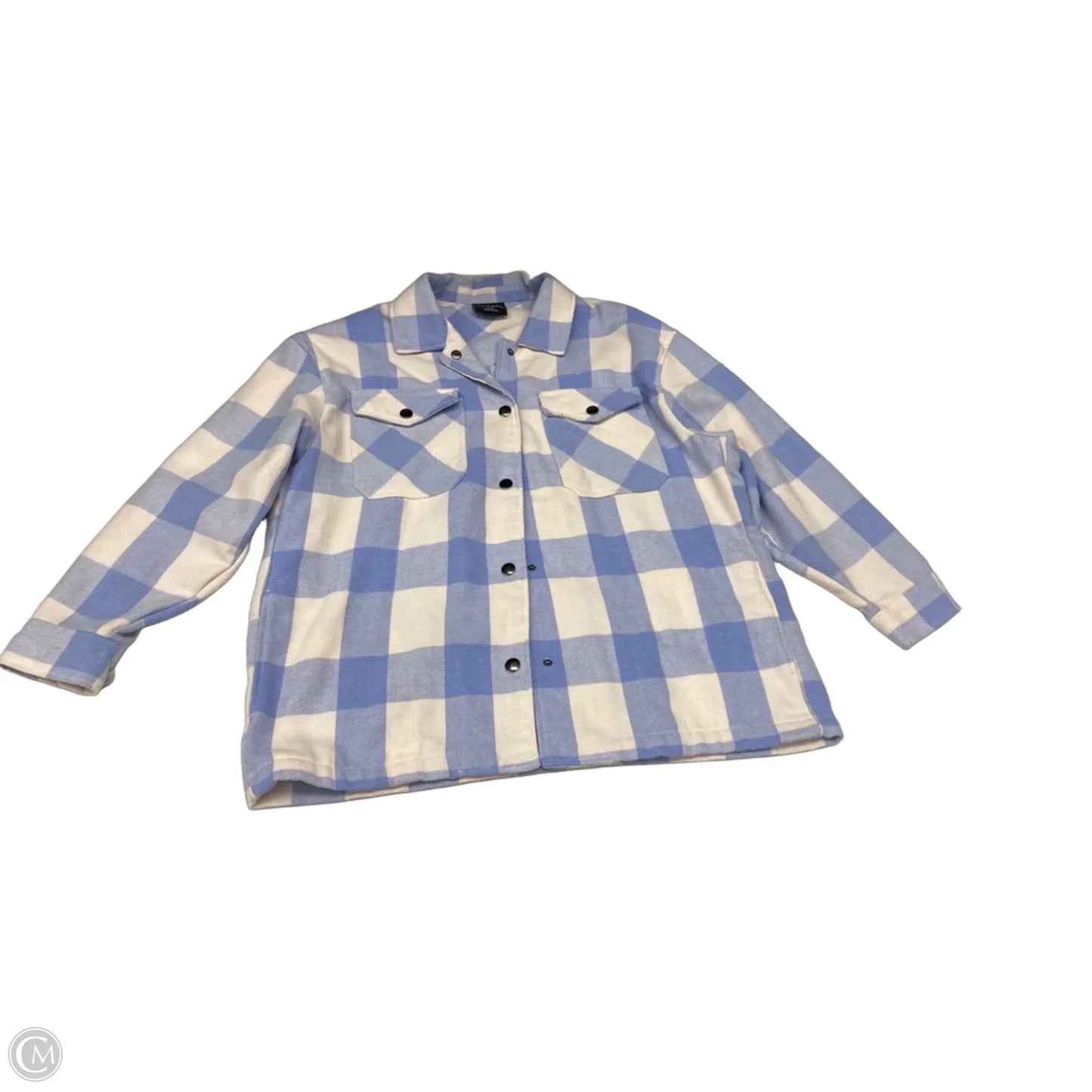 Blazer By Hfx In Blue & White, Size: M