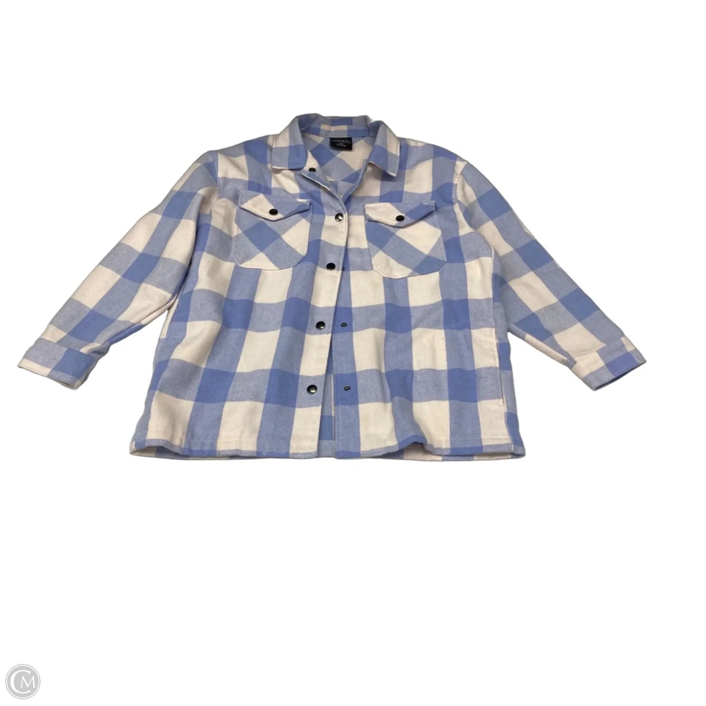 Blazer By Hfx In Blue & White, Size: M