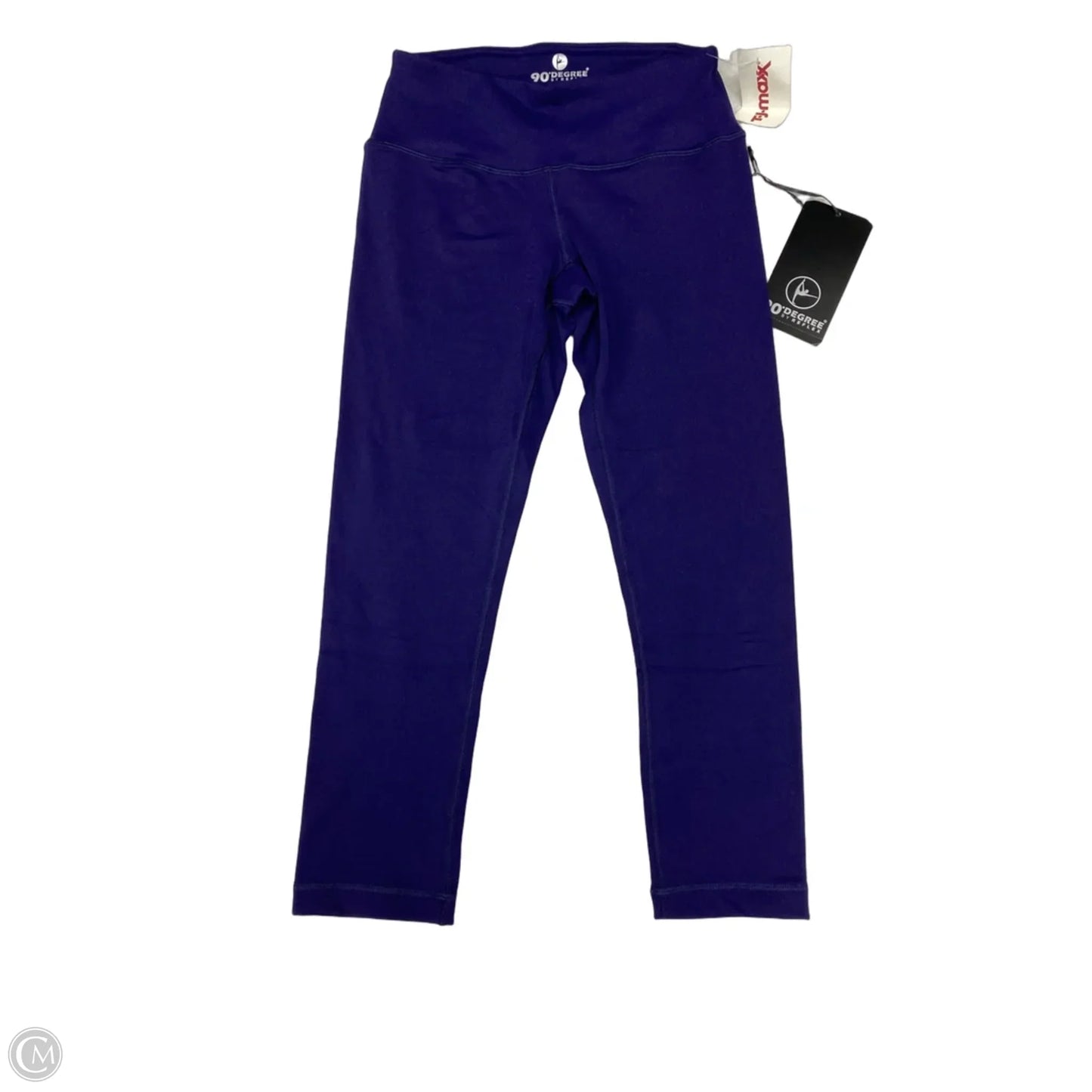 Athletic Leggings Capris By 90 Degrees By Reflex In Purple, Size: Xs