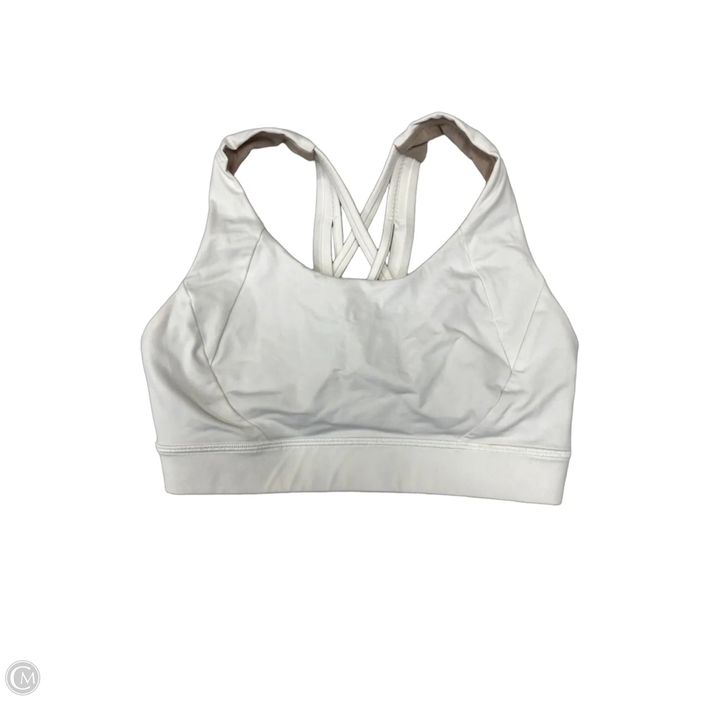 Athletic Bra By Lululemon In White, Size: S