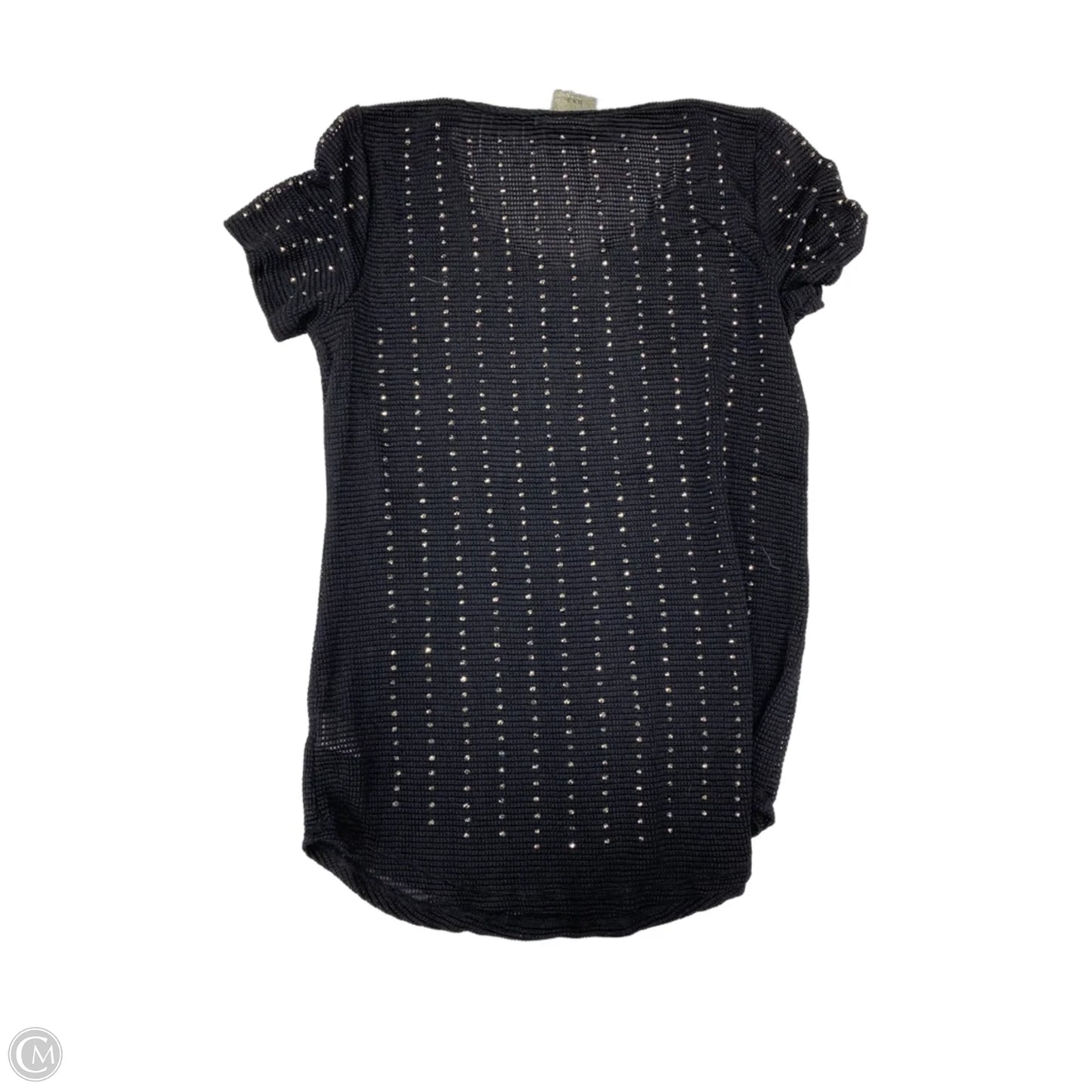 Top Short Sleeve By Vocal In Black, Size: M