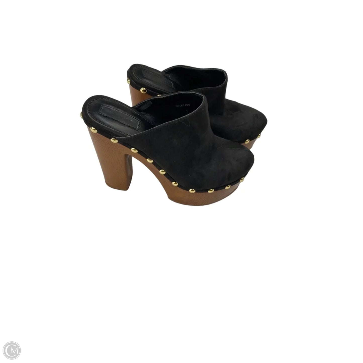 Shoes Heels Platform By Forever 21 In Black, Size: 8