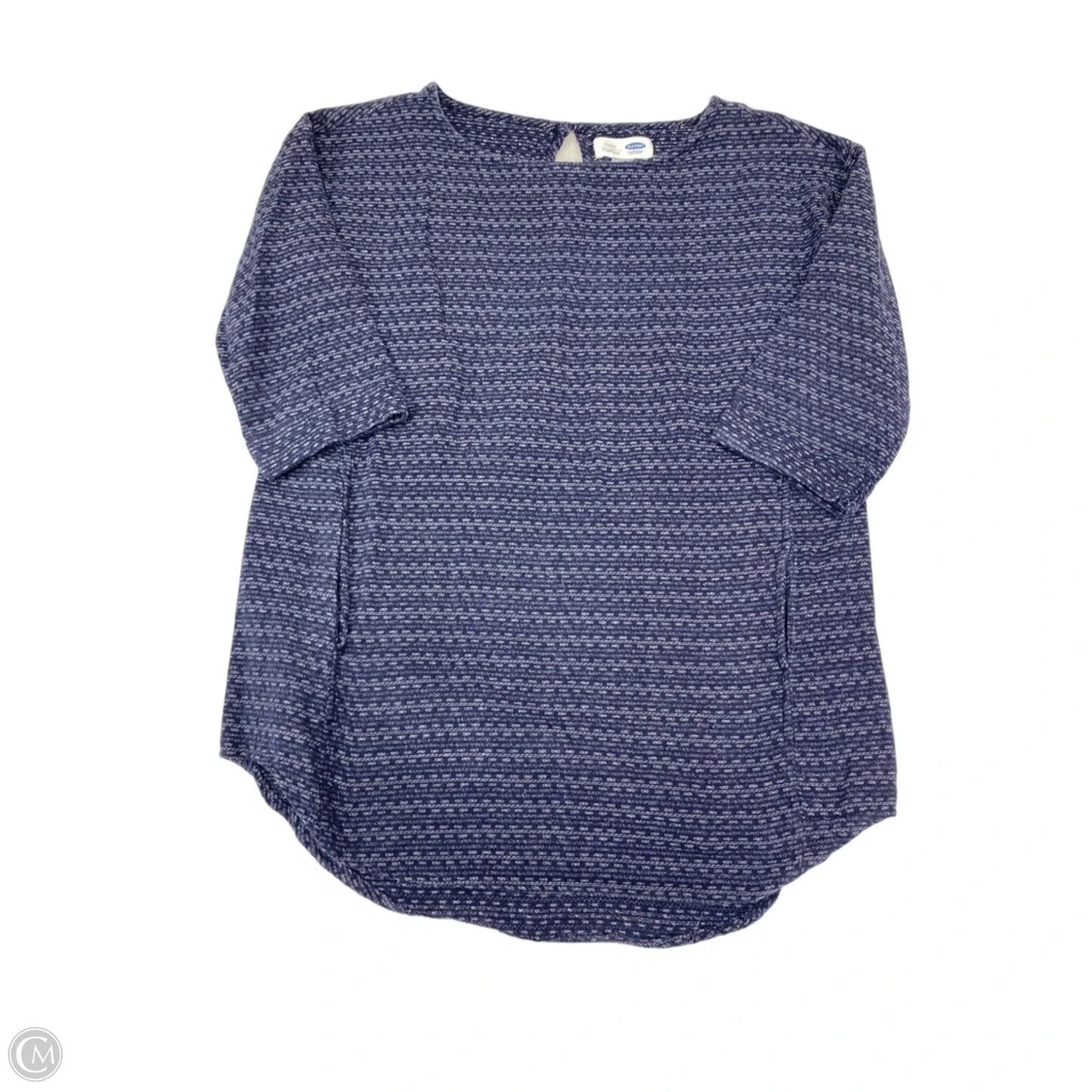 Tunic 3/4 Sleeve By Old Navy In Navy, Size: Xs