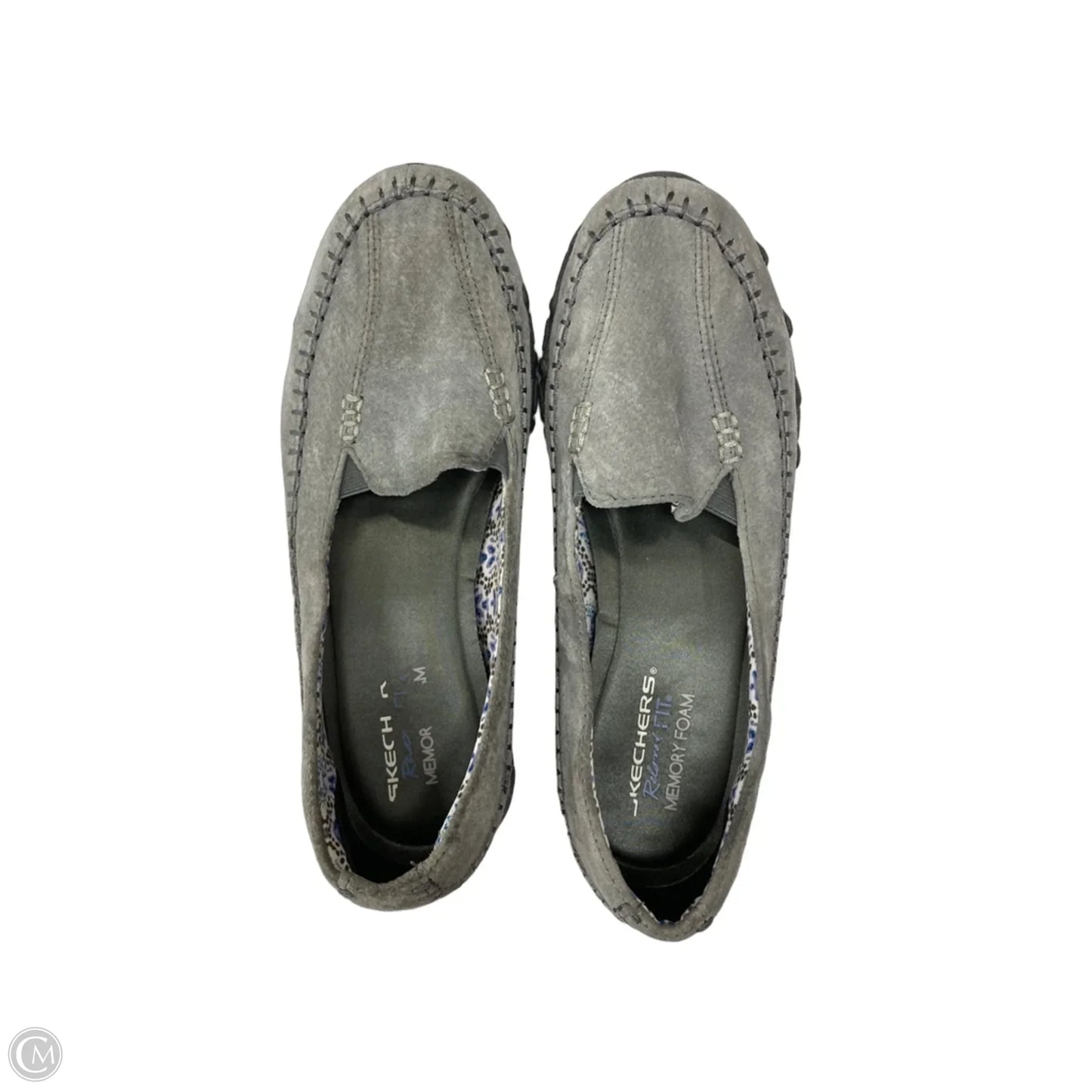 Shoes Flats By Skechers In Grey, Size: 9