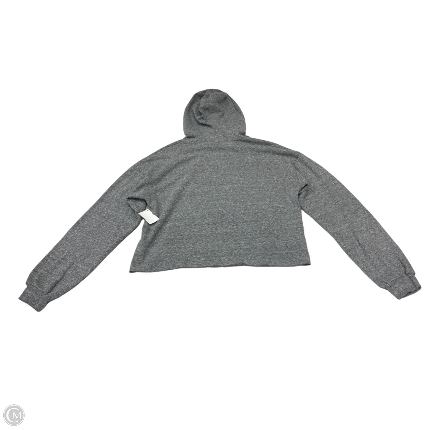 Sweatshirt Hoodie By Clothes Mentor In Grey, Size: S