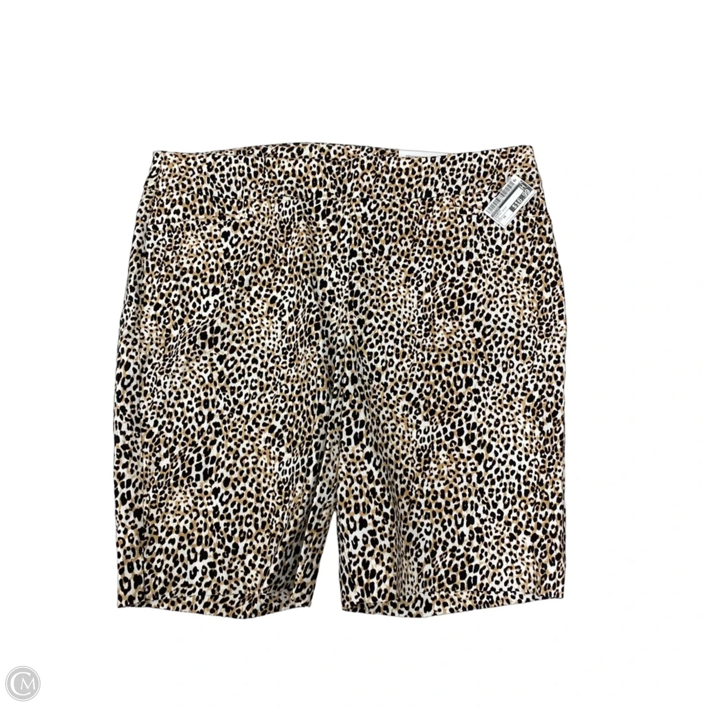 Shorts By Chicos In Animal Print, Size: 16