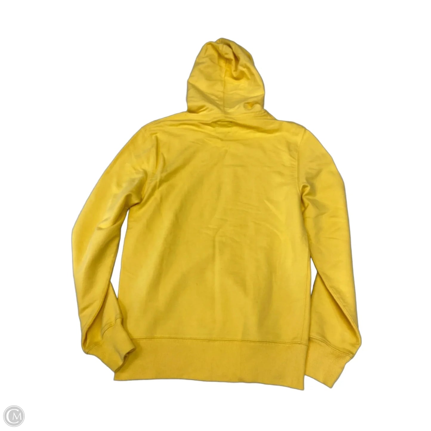Sweatshirt Hoodie By J. Crew In Yellow, Size: S