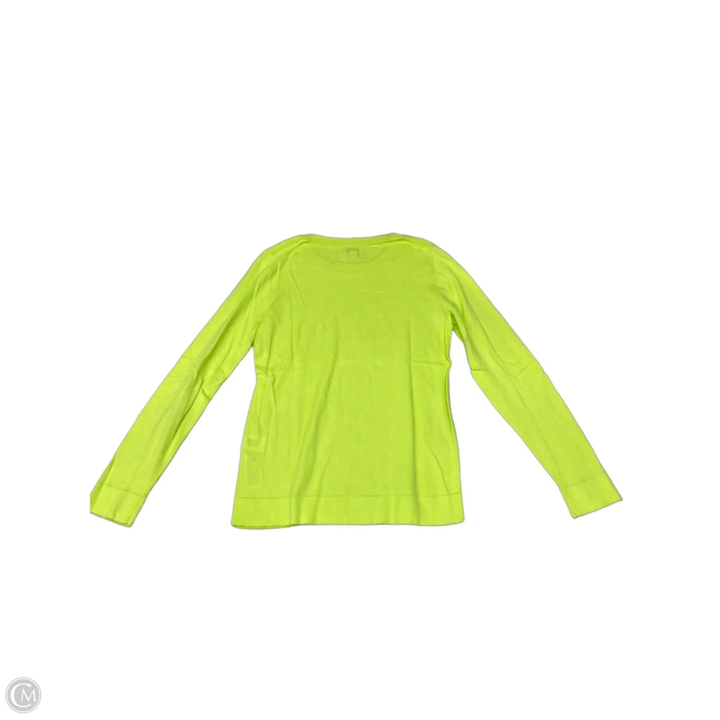 Top Long Sleeve By J. Crew In Chartreuse, Size: S