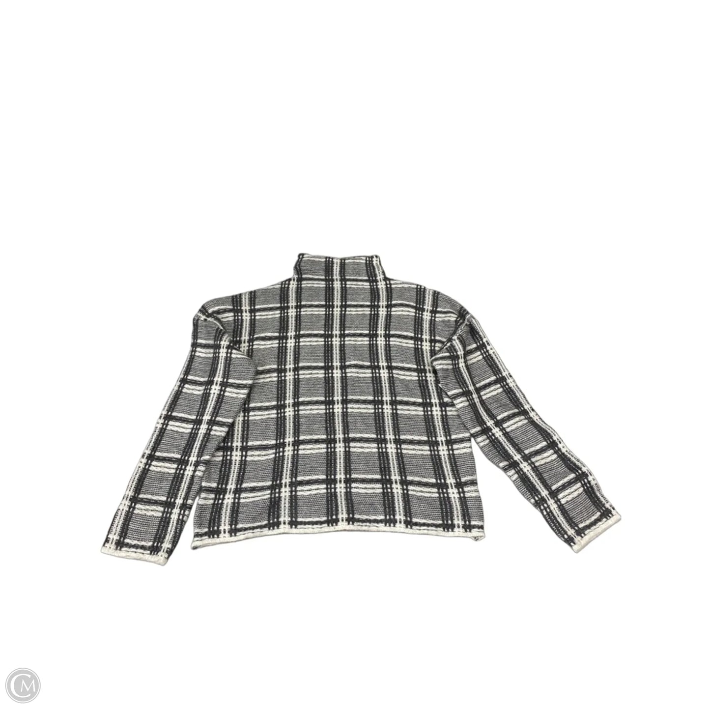 Sweater By Rachel Zoe In Cream & Grey, Size: M