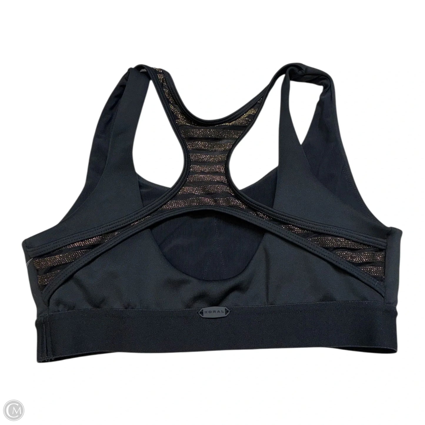 Athletic Bra By Clothes Mentor In Black, Size: S