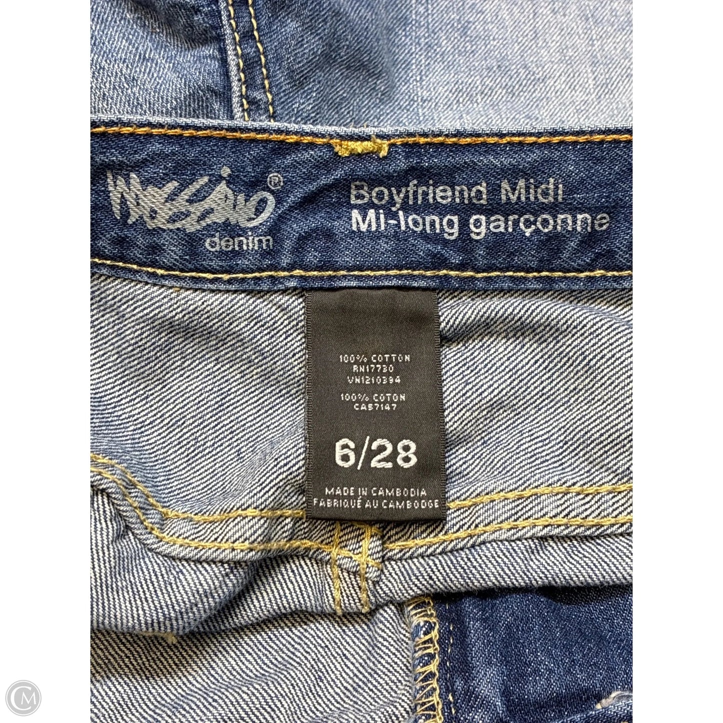 Shorts By Mossimo In Blue Denim, Size: 6