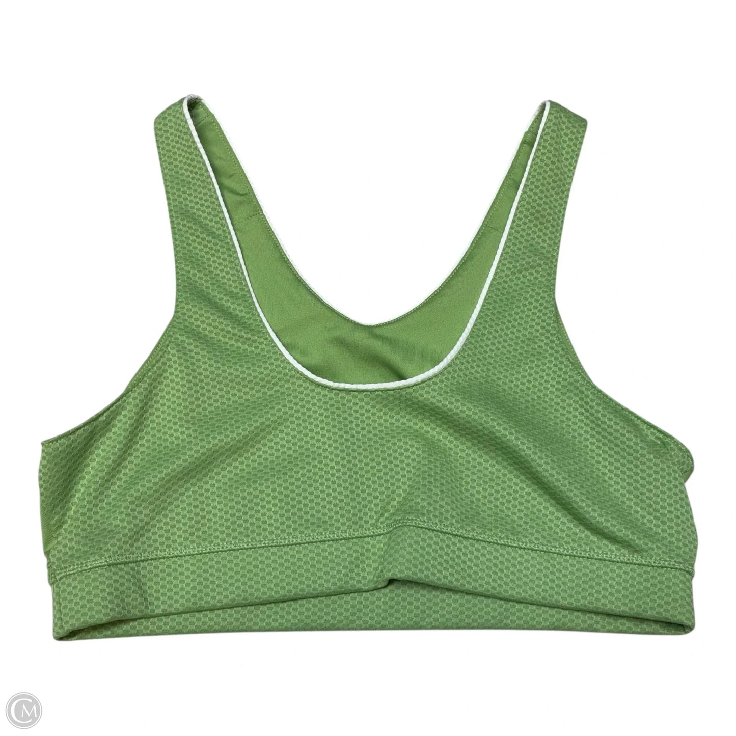 Athletic Bra By Adidas In Green, Size: L