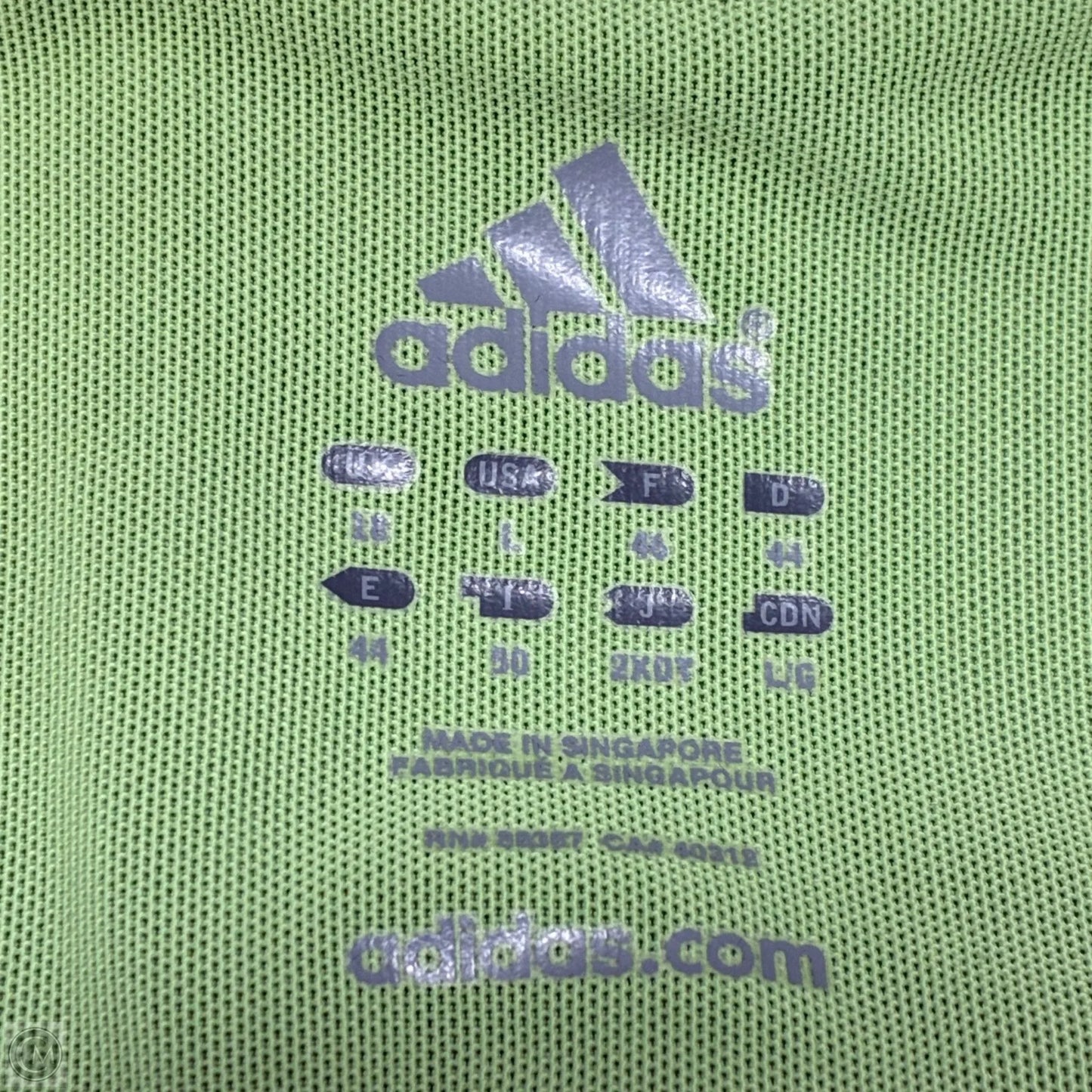 Athletic Bra By Adidas In Green, Size: L