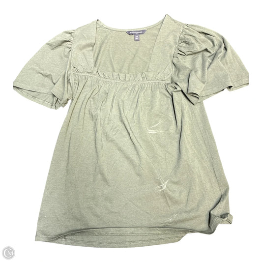 Top Short Sleeve By Banana Republic In Green, Size: Xs