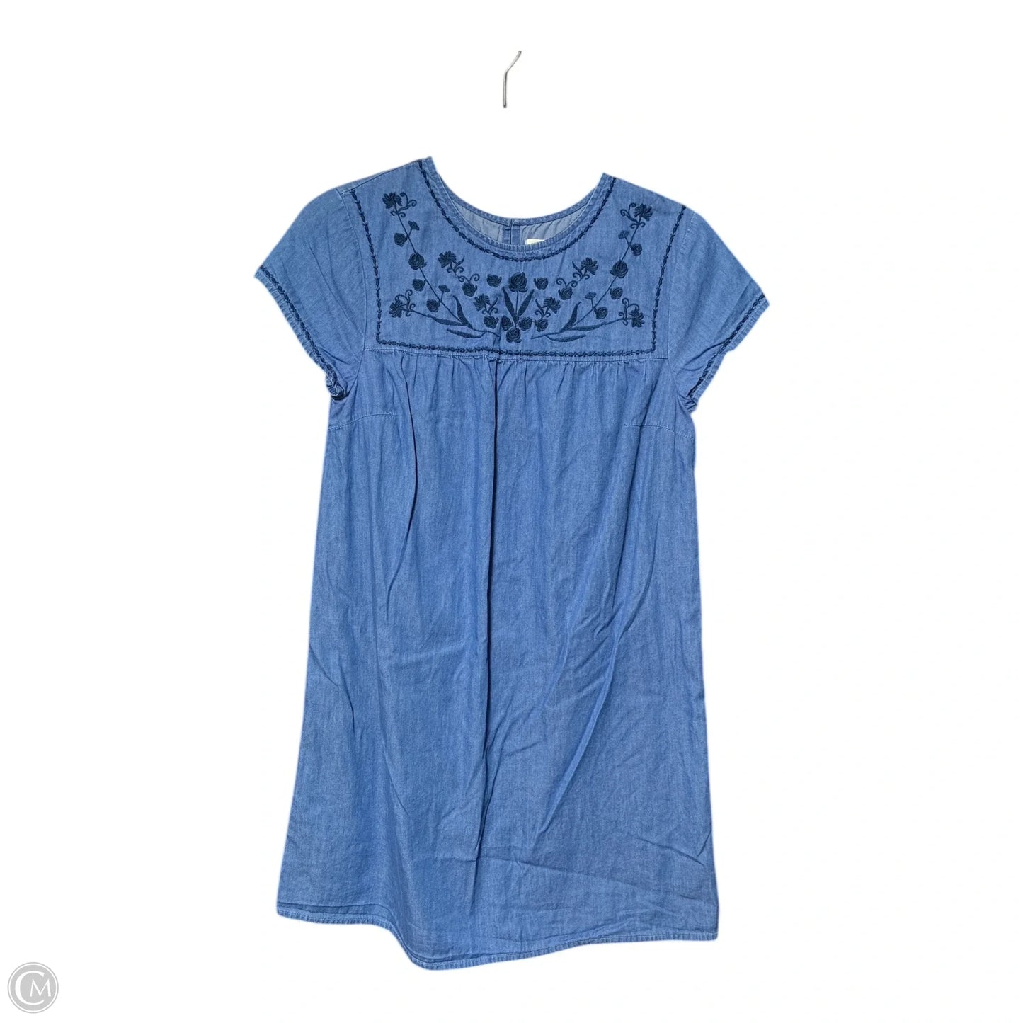Top Short Sleeve By Old Navy In Blue Denim, Size: Sp