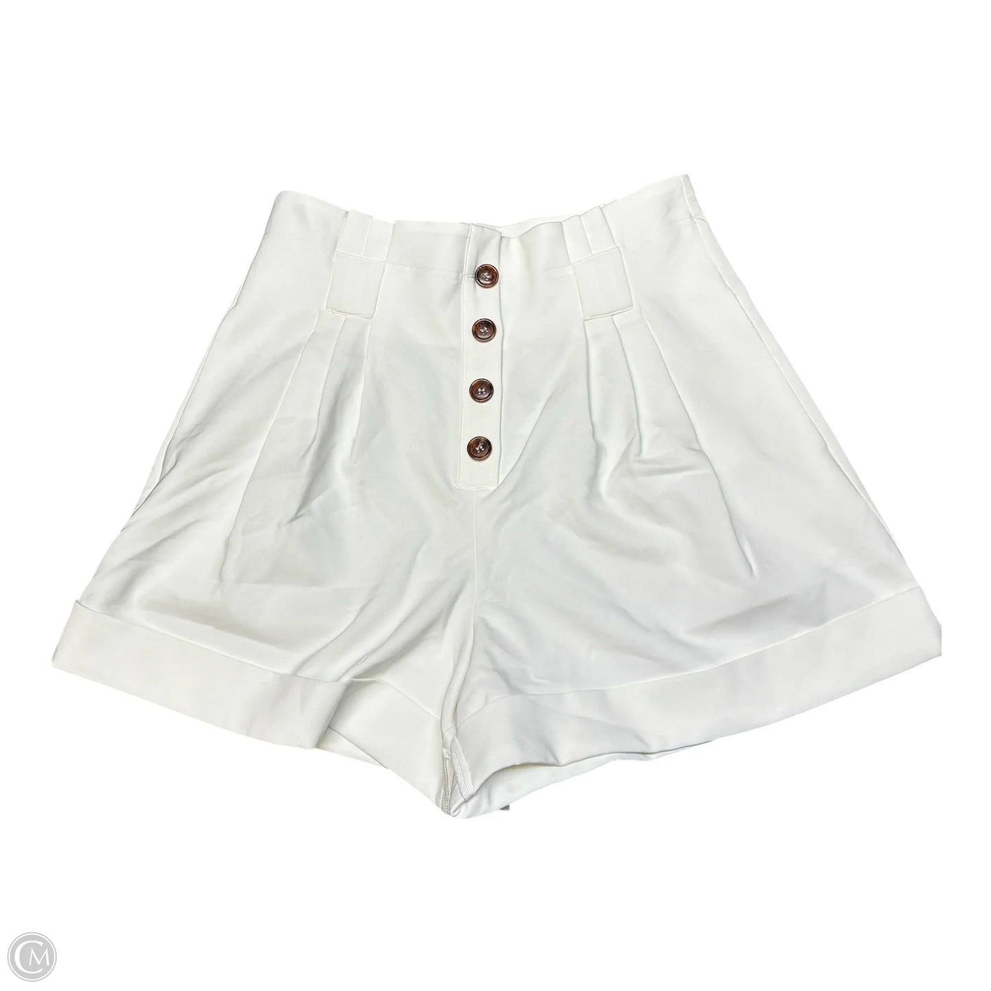 Shorts By Clothes Mentor In Cream, Size: 12
