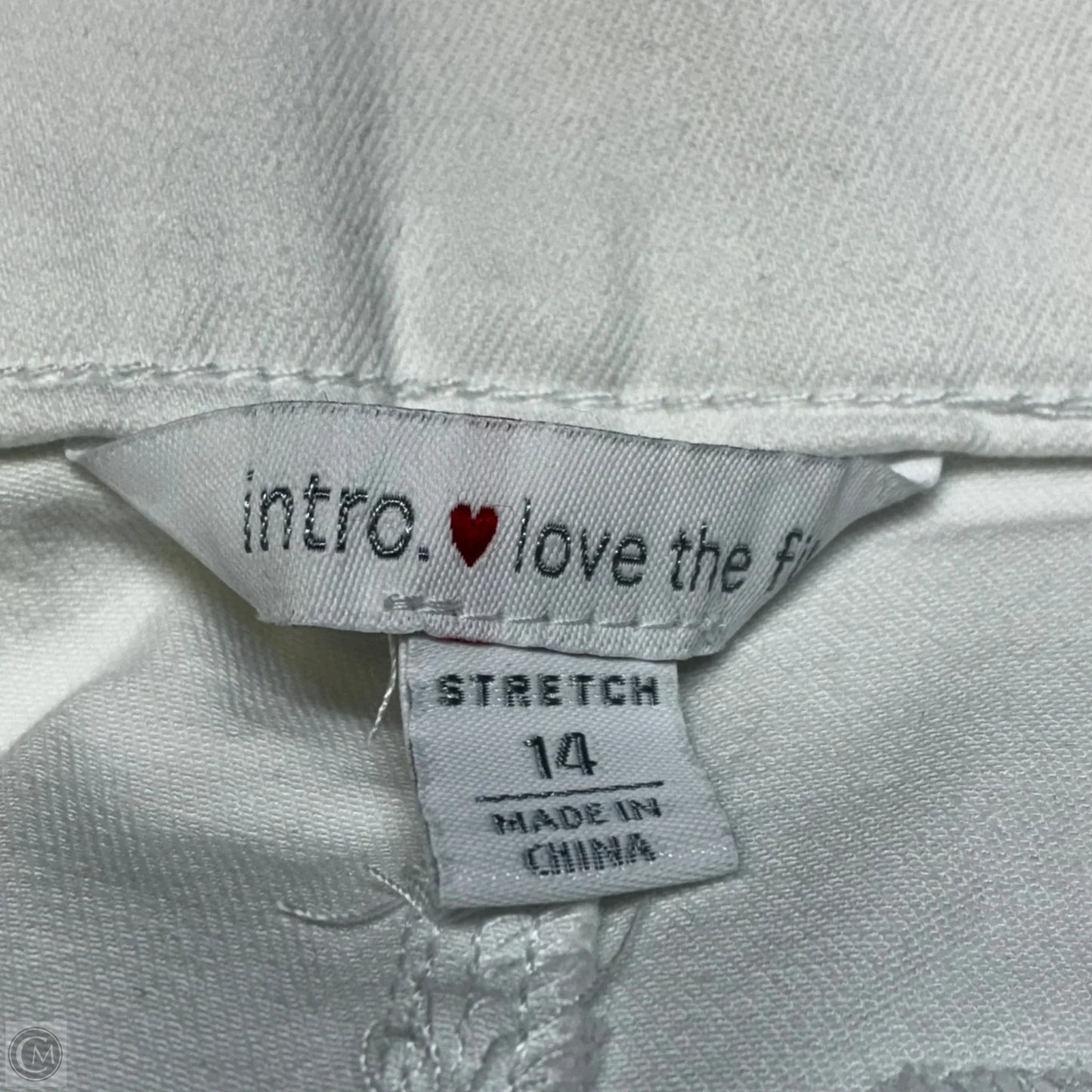 Shorts By Intro In White, Size: 14