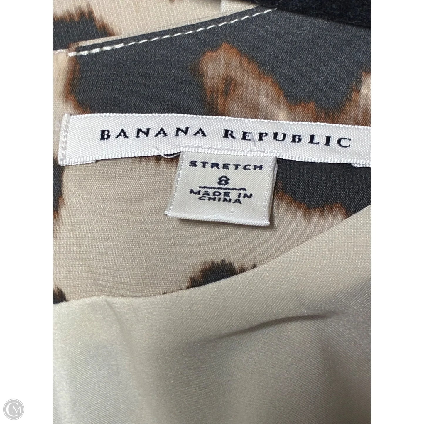 Dress Work By Banana Republic In Animal Print, Size: M