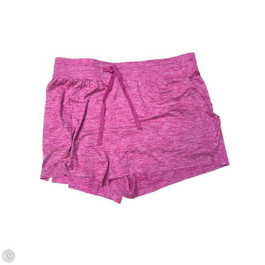 Athletic Shorts By 90 Degrees By Reflex In Pink, Size: 1x