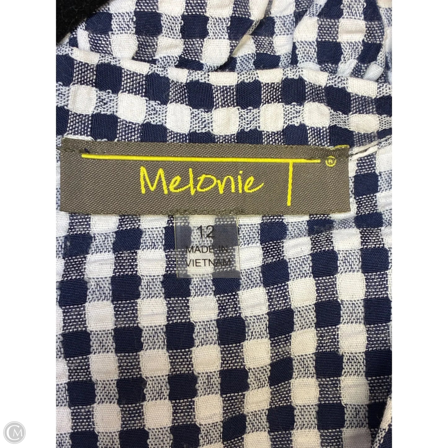 Dress Casual Midi By Cme In Checkered Pattern, Size: L