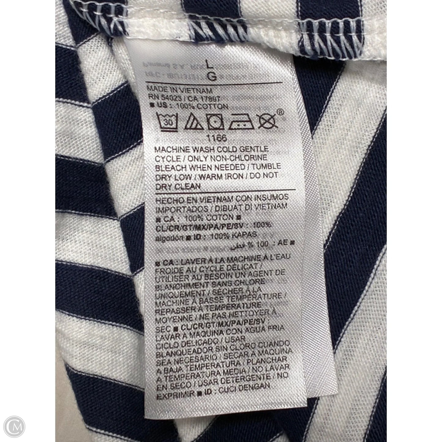Dress Casual Short By Old Navy In Striped Pattern, Size: L