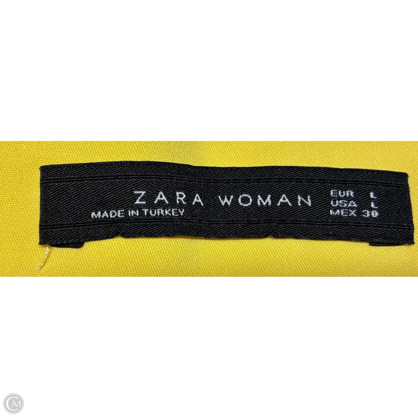 Shorts By Zara Women In Yellow, Size: 12