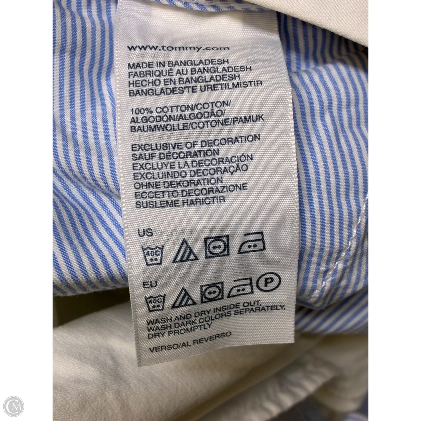 Shorts By Tommy Hilfiger In White, Size: 16