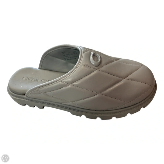 Shoes Designer By Coach In Grey, Size: 5