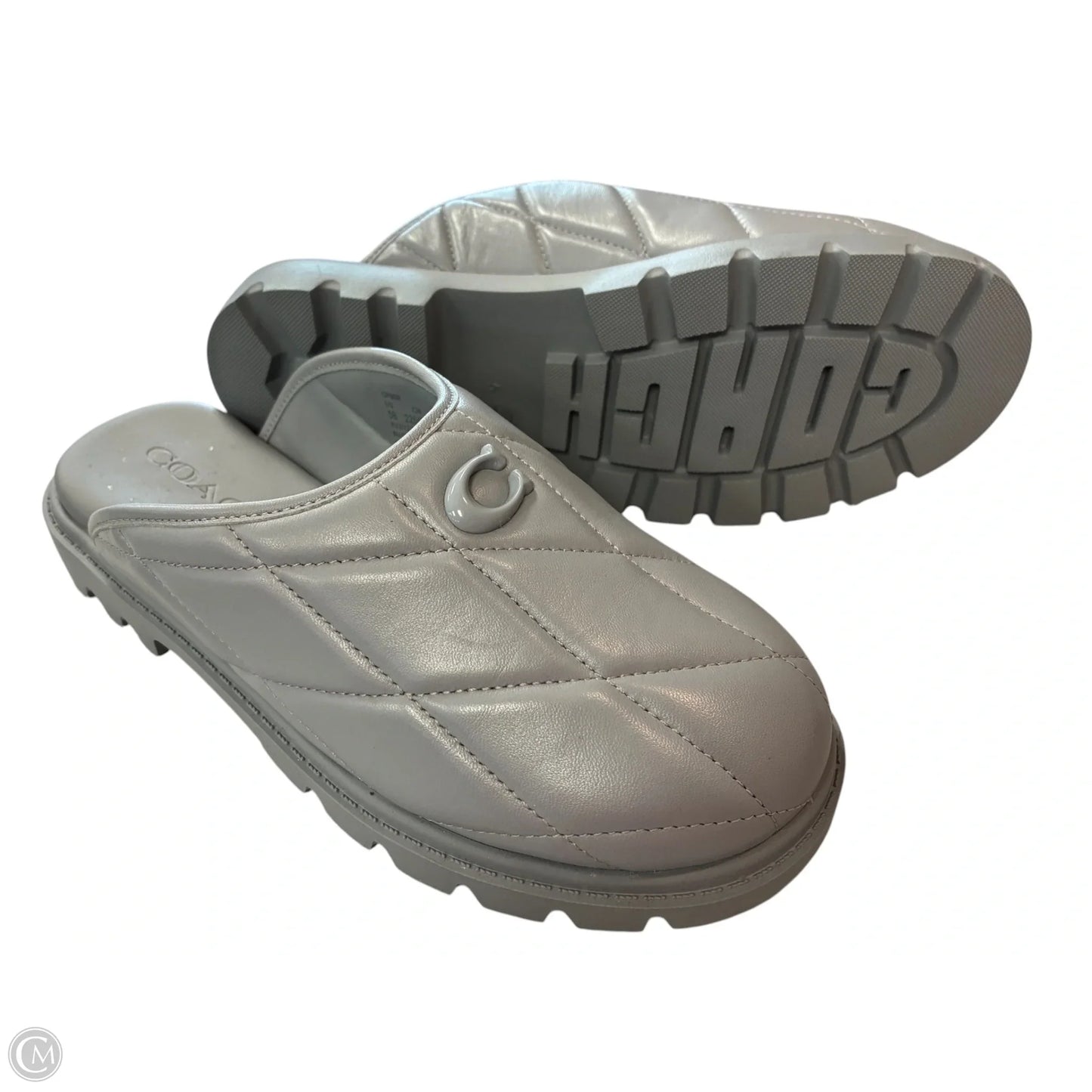 Shoes Designer By Coach In Grey, Size: 5