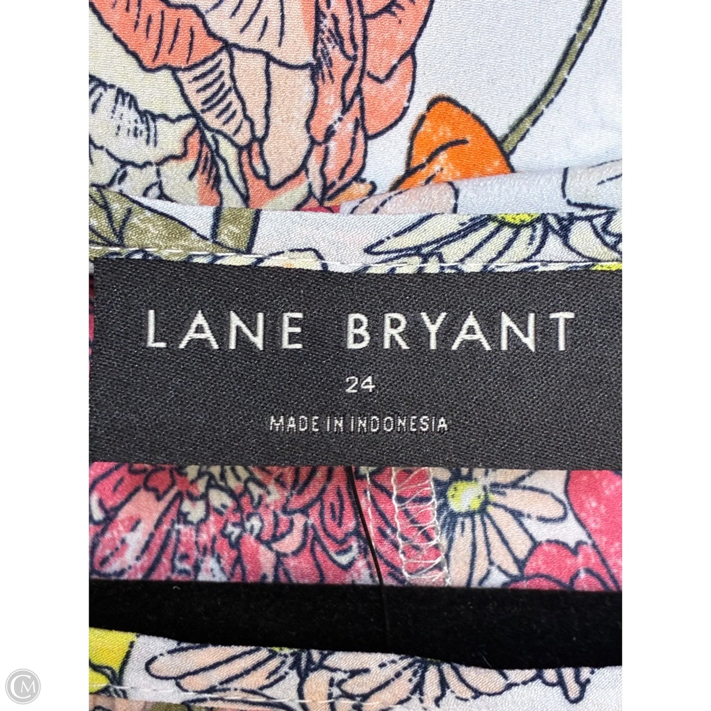 Blouse Short Sleeve By Lane Bryant In Floral Print, Size: 2x