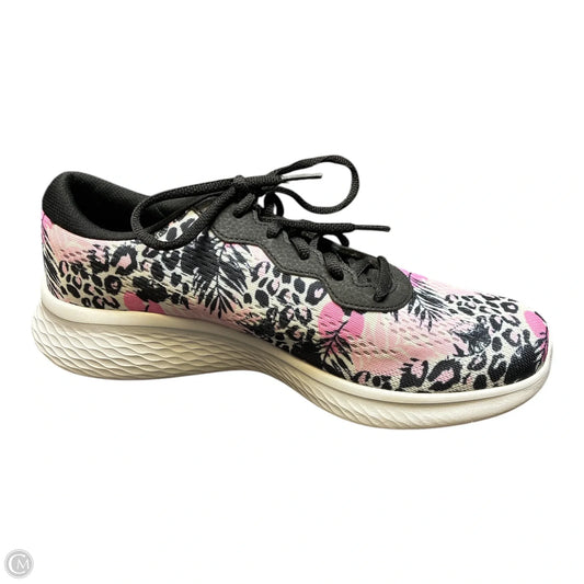 Shoes Sneakers By Skechers In Pink & White, Size: 10