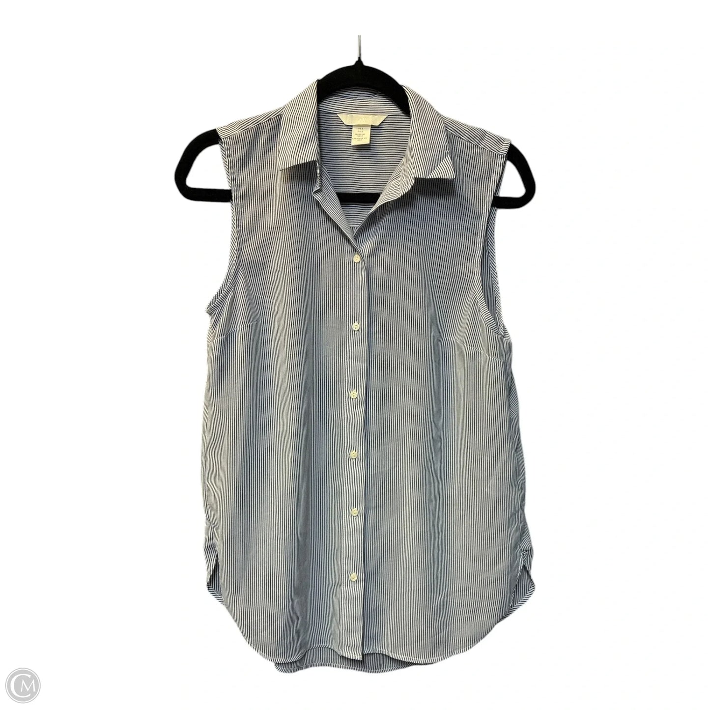 Top Sleeveless By H&m In Striped Pattern, Size: Xs