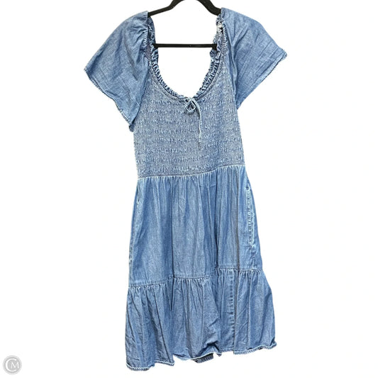 Dress Casual Short By Gap In Blue Denim, Size: L