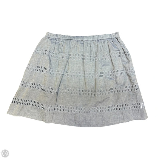 Skirt Mini & Short By Gap In Blue Denim, Size: 12