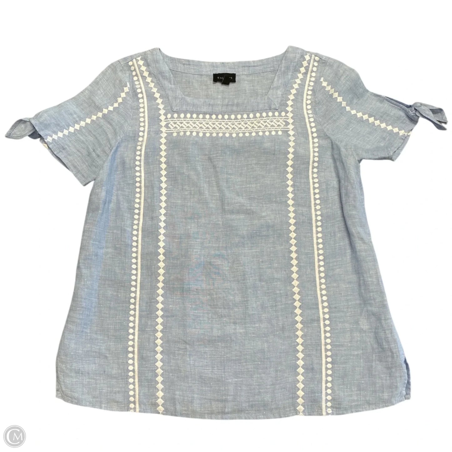 Top Short Sleeve By Talbots In Blue, Size: Sp