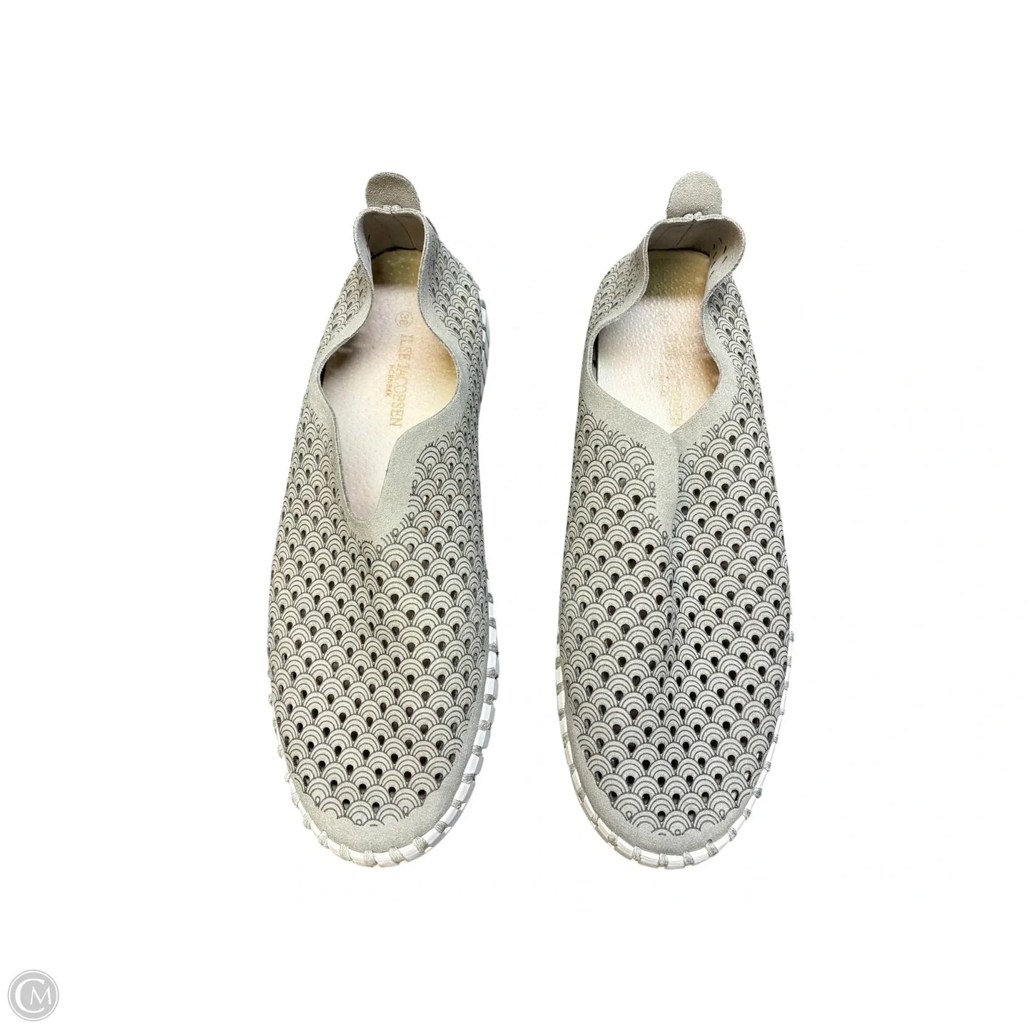 Shoes Flats By Clothes Mentor In Grey, Size: 7.5