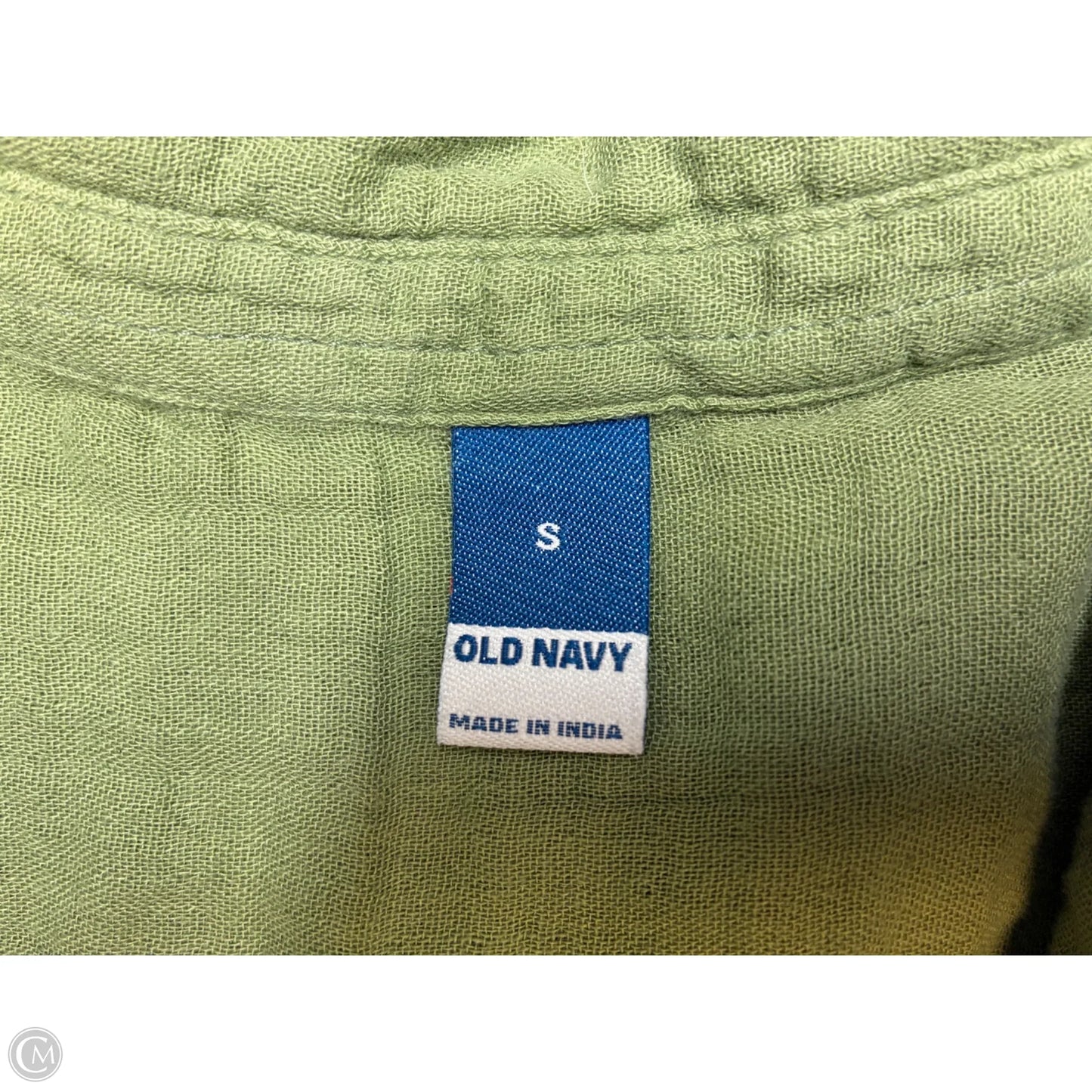 Top Short Sleeve By Old Navy In Green, Size: S