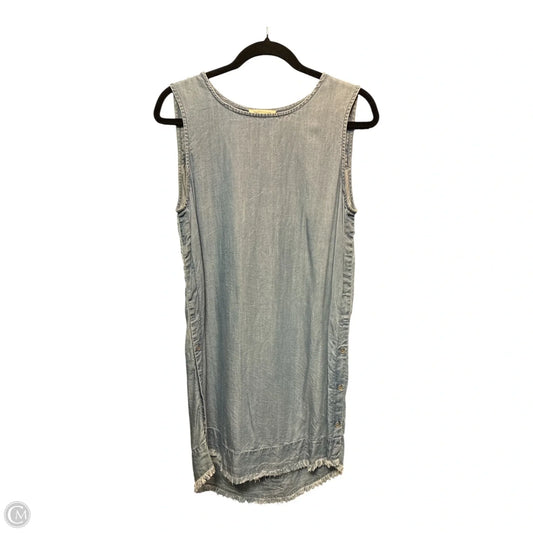 Dress Casual Short By Beachlunchlounge In Blue Denim, Size: M