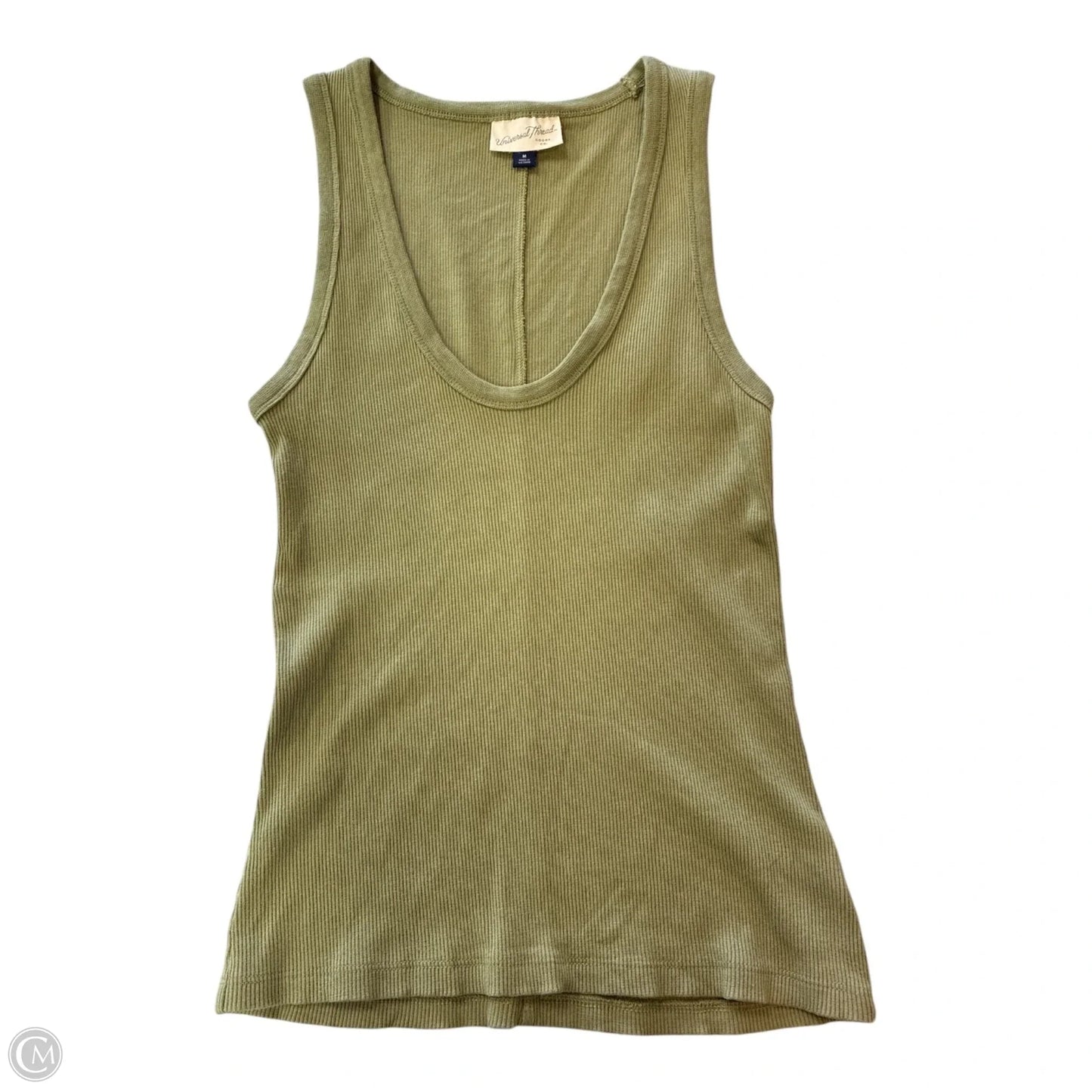 Top Sleeveless Basic By Universal Thread In Green, Size: M